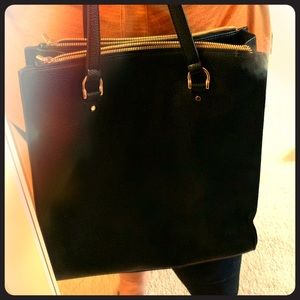 Black tote EUC!